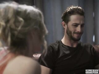 Stepaunt makes her stepnephew bang her