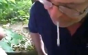 Outdoor Fun: Blowjob and Cum with a Sexy Man