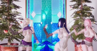 [MMD] TWICE-Feel Special Hot Dance Hinata Sakura Ino Yamanaka Naruto Hentai