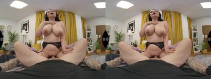 Anal With Sofia Lee - busty brunette with big natural tits in POV VR hardcore with cumshot