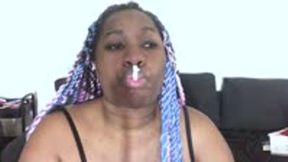 vore - Giantess MXDominion Savors the Final Remains, femdom, giantess, mouth fetish 4k smaller