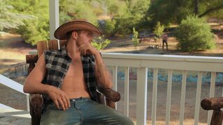 Country boy taking on the big cock of a city fellow