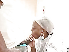 A hospitalized patient was caught sucking a nurse
