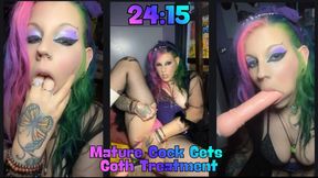 24:15:- Mature Cock Gets Goth Treatment