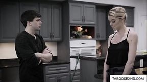 Rusian housekeeper fuck young guy for cash