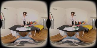 VR teacher Alexa Scout sucks student’s dick raw anal petite trans butt