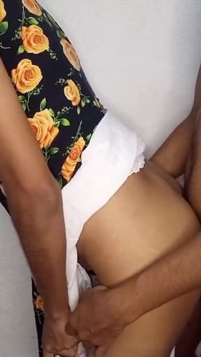 Sri Lankan very beautiful village girl fuck cum inside pussy   Clip 1