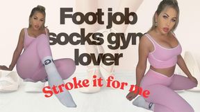 Stroke it for my white socks