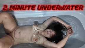 2 minute underwater dive hj