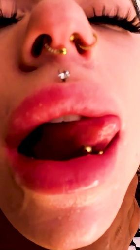 Big Boobed Dutch Student Sucks and Swallows BBC Cum