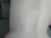 Quickie with teen girlfriend on couch