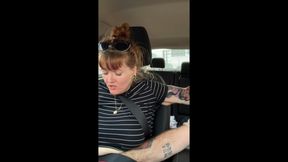 Sloppy road head and traffic pussy rubbing - 20