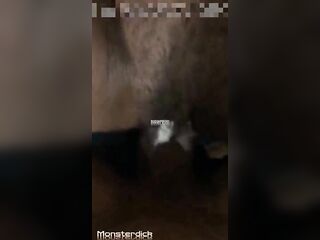 Watch this BBC devour a tight black snatch