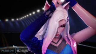 KDA Ahri - Popstar &amp; Sex [MMD R-18]