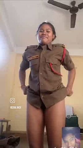 Assamese foreste guard sowing bbody