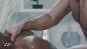 NOIR MASCULINE - Estate Agent Taye Scott Will Do Anything To Get The Sale, Even Deepthroating Nick Capra's Bone