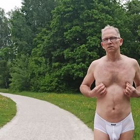 Horny in the park