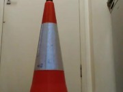 3rd Try With Traffic Cone Wreaks My Asshole
