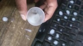Handjob cumout boy masturbating at home