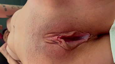 Big Titty Goth Girl POV Missionary Creampie