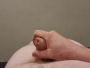 Long version - White Kiwi Bear from NZ wanks and shoots cum - POV