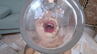 FIRST TAP! Lore Hot gets fountains of piss in her mouth and her first triple anal penetration from five big cocks [PART 2] EKS637