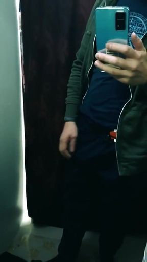 Spectacular moment from "Gay teen boy changing pants nude in the shop"