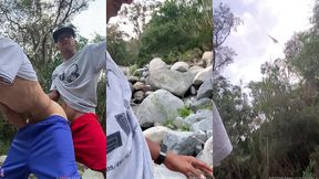 en el rio