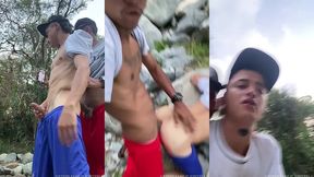 en el rio