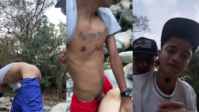 en el rio