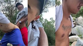 en el rio