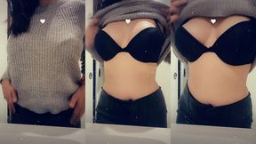 tu aimes ce qui se cache en dessous de mon pull ?