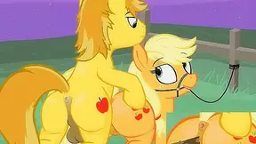 Applejack Takes It Wild in Steamy MLP Cartoon Encounter