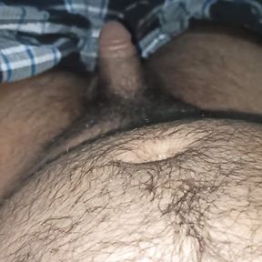 Indian Uncle Sarong and Hairy Cock