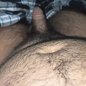 Indian Uncle Sarong and Hairy Cock