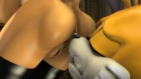 A Stinky Halloween (Rouge and Tails Fart Hentai Animation)