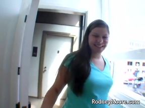 90's preggo girl next door gets nasty