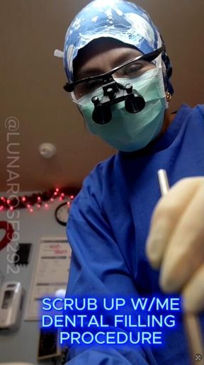 11 min POV Watch Dentist Luna scrub up into full surgical attire and perform a dental filling on you! Watch me go through each step with you using...
