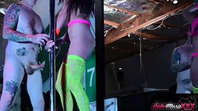 Raunchy stripper Sofie Marie ravaged by client in XXX strip club