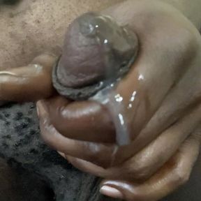 Closeup cumshot