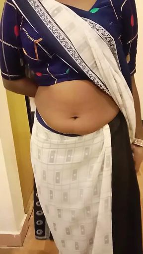 Tamil Naughty Wife&#039;s Desi Saree Seduction &amp; Boobs Show Post-ex-lover Hook-up - Cuck Films! IndianHotwifeX