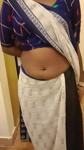 Tamil Naughty Wife&#039;s Desi Saree Seduction &amp; Boobs Show Post-ex-lover Hook-up - Cuck Films! IndianHotwifeX