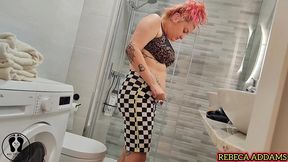 voyeur shower with me soap massage bbw spy me showered
