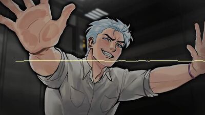 Sol Somnis gets trapped in an elevator and sucks your hung stud while you watch