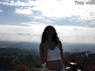 COMPLETE GIRLFRIEND EXPERIENCE: Sloppy Hollywood Sign Blow job Aubry Babcock vol.49