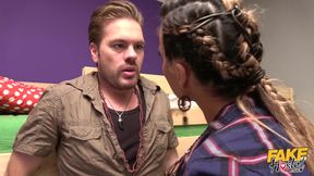 Fake Hostel - Big Tit Backpacker Aubrey Black Catches Ryan in a Lie &amp; Bounces Her Fine Ass on His Hard Cock