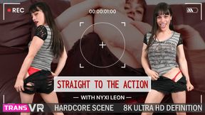 TRANSVR - Nyxi Leon Hungry For A Cock Inside Her Hole