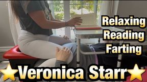 Relaxing! Reading! Farting! - Veronica Starr