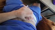 Play at office with big dick