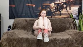 Giving You a Footjob with My Sweaty Feet